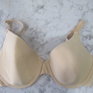 Ambrielle Bra 38D Beige Tan Underwire Padded